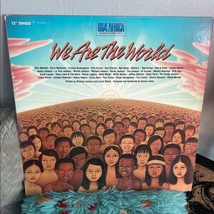 USA for Africa 'We Are the World' Vinyl Record